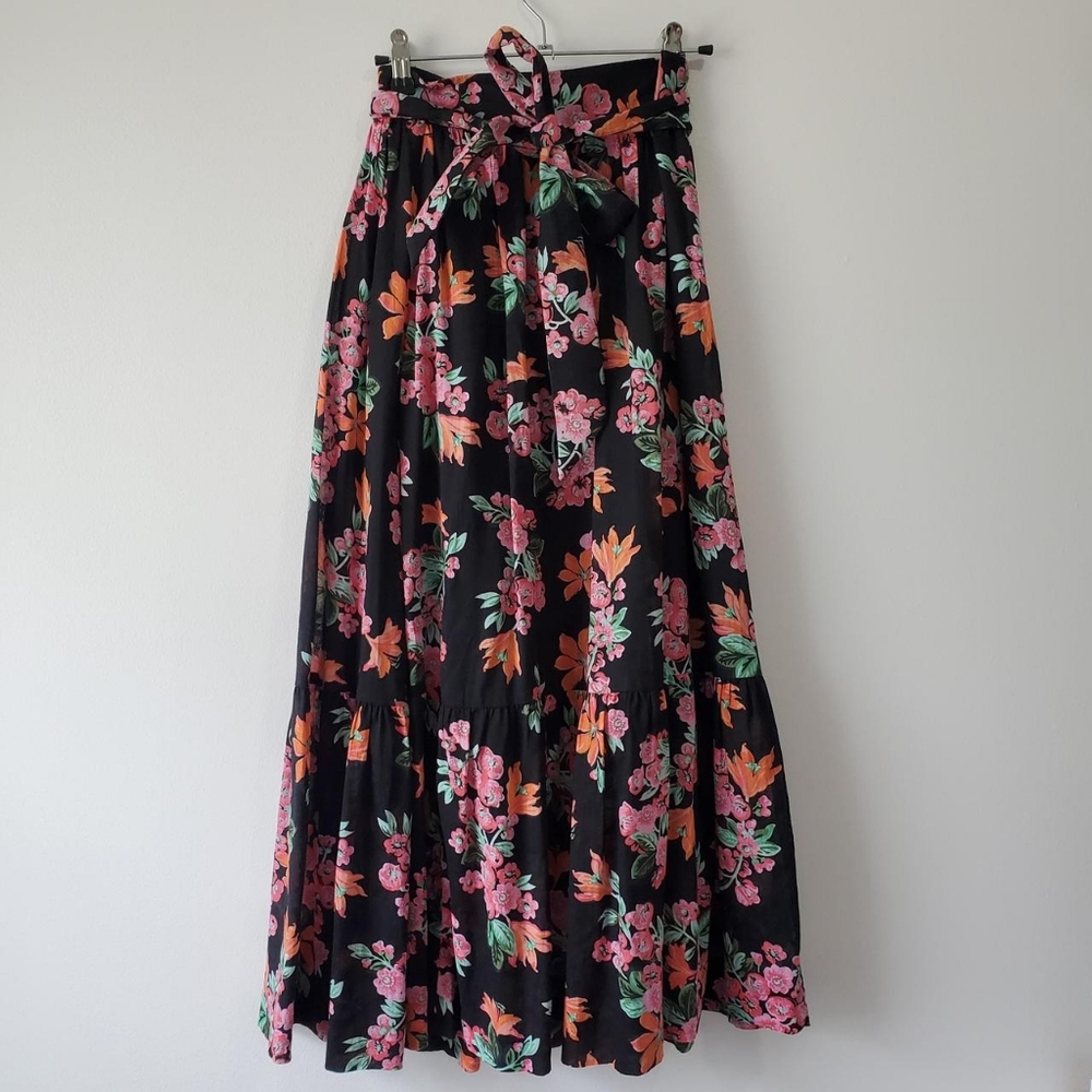 Ann Taylor Floral Tiered Skirt